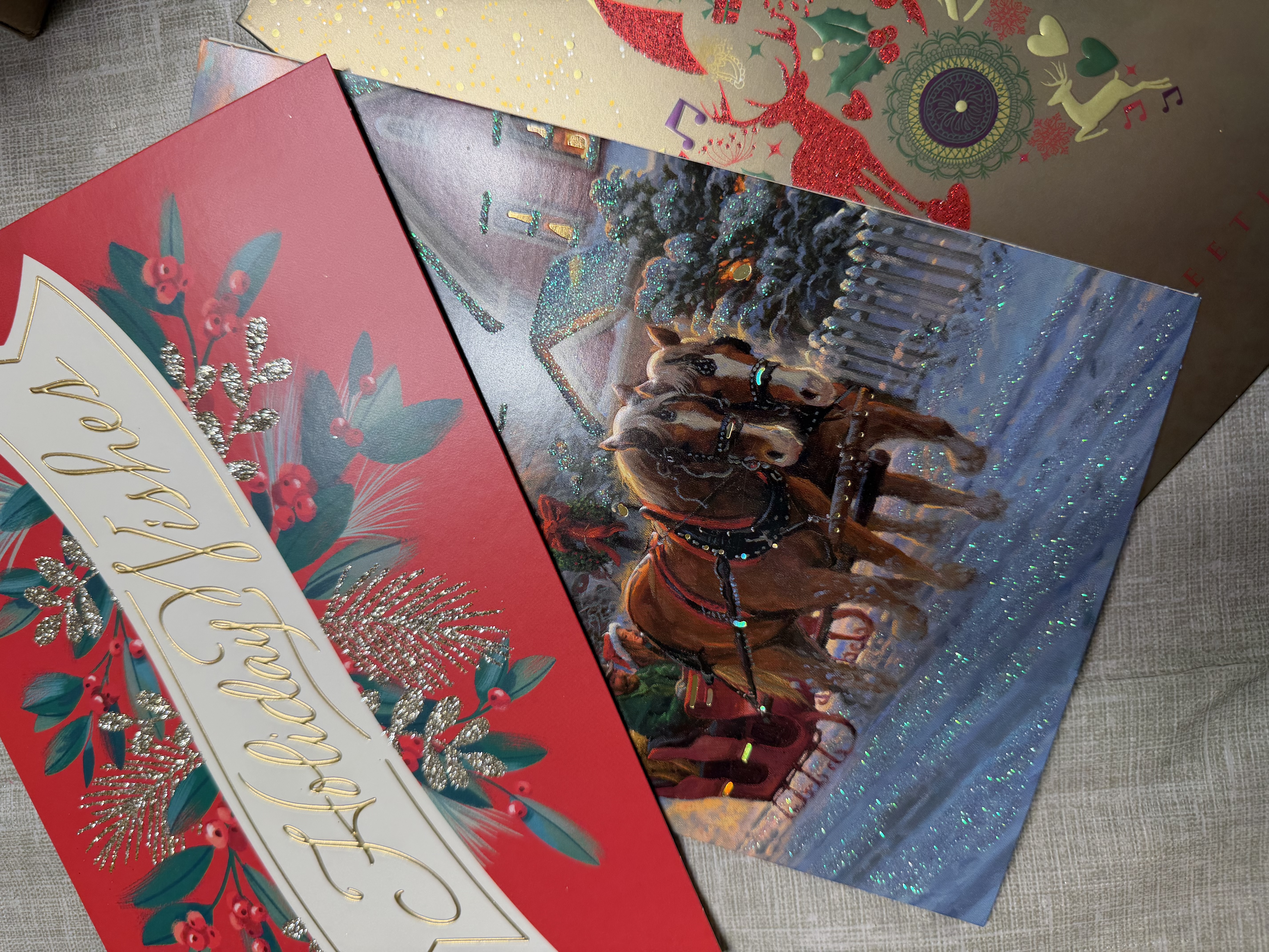 Annabrodea reflecting while writing cards